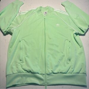 MENS ADIDAS ORIGINALS SUPERSTAR TREFOIL TRACK JACKET ~ SIZE men’s 2xl